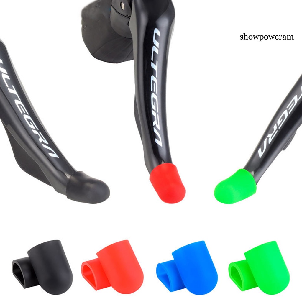 Set 3 Cặp Vỏ Bọc Bảo Vệ Tay Phanh Xe Đạp Bằng Silicon Độ Co Giãn Cao Chống Mài Mòn