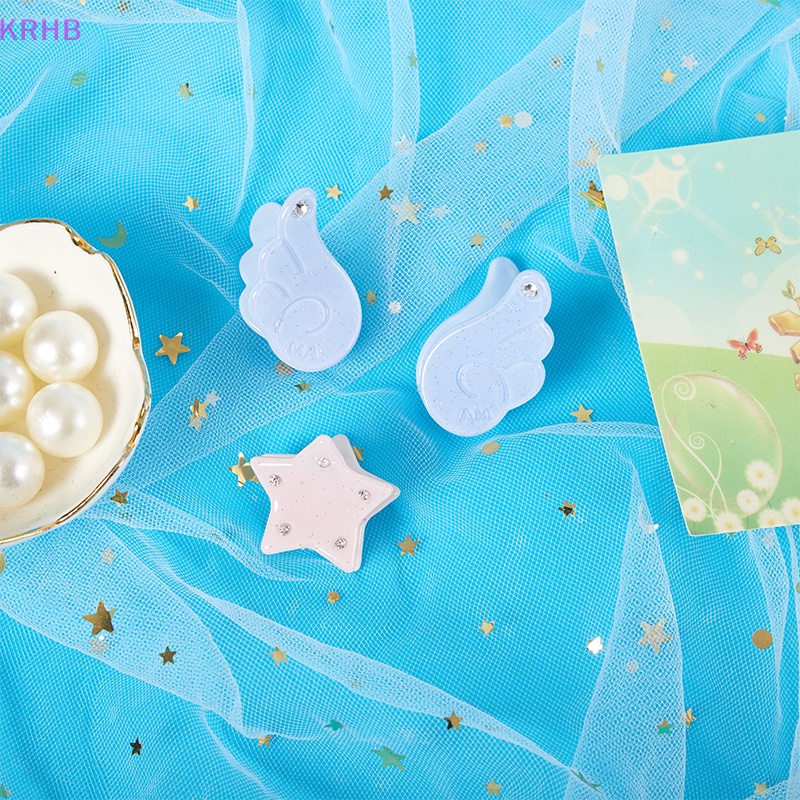 Set 2 Kẹp Tóc Hình Ngôi Sao Xinh Xắn Cho Nữ Mới