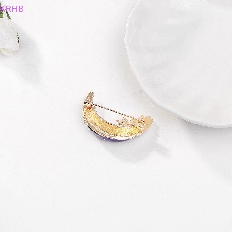 Ghim Cài Áo Hình Lâu Đài Mặt Trăng Thời Trang Cho Nữ Mới