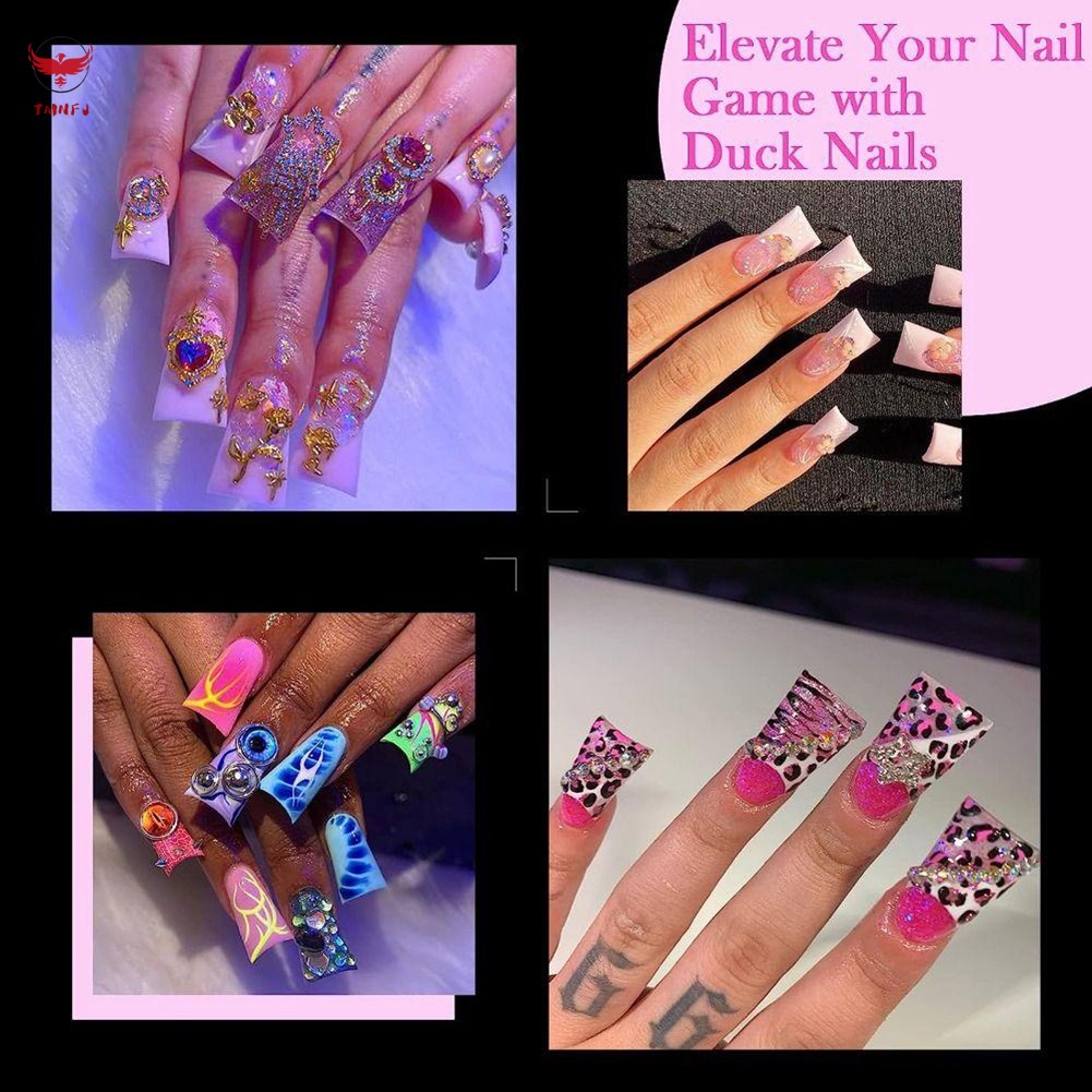 Móng Tay Giả Che Phủ Toàn Diện DIY Hình Quạt Đơn Giản