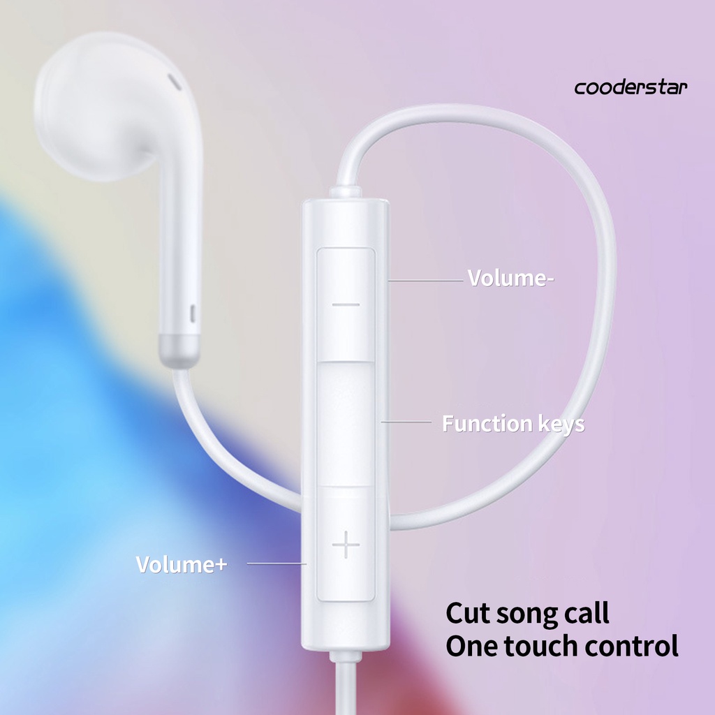 (Coood) Tai Nghe Có Dây Âm Thanh Nổi Với Giắc Cắm 3.5mm / Type-C Độ Trung Thực Cao Thoải Mái Cho Gia Đình