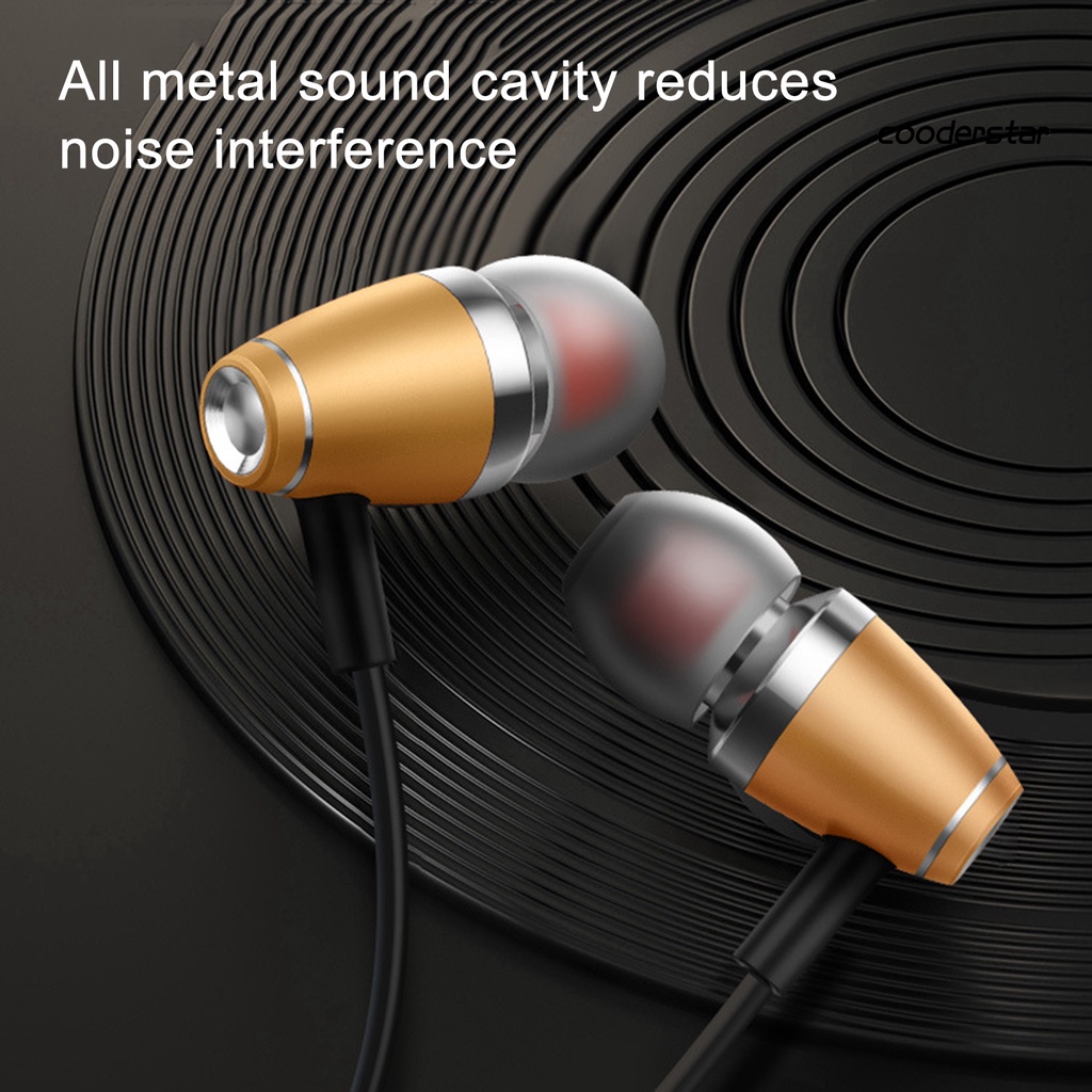 (Coood) Tai Nghe Nhét Tai Có Dây Giảm Tiếng Ồn Âm Thanh Nổi Có Cổng 3.5mm Hỗ Trợ Điều Khiển Bằng Giọng Nói