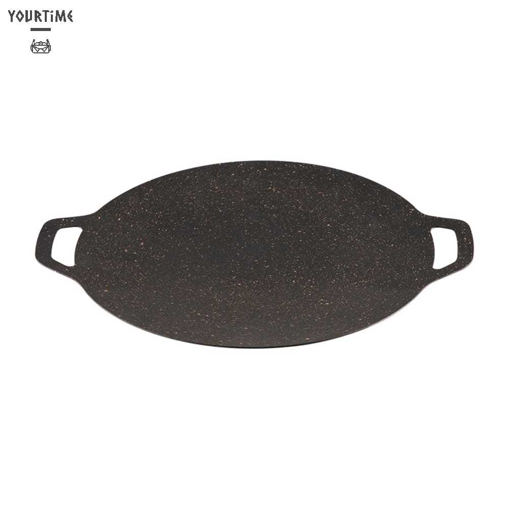 Chảo Chiên Thịt Bbq Bằng Sắt Siêu Bền Tiện Dụng Cho Hoạt Động Ngoài Trời