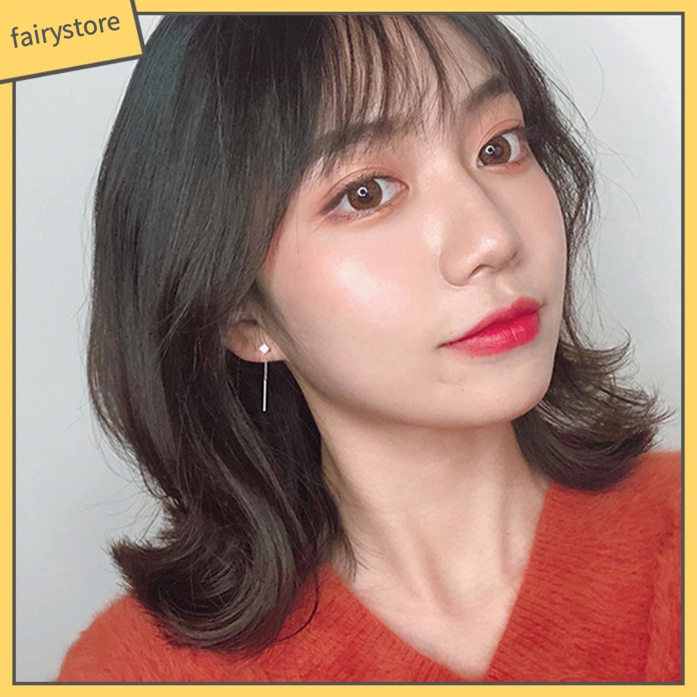 Bông Tai Hình Khối Lập Phương Dáng Dài Thời Trang Dành Cho Nữ