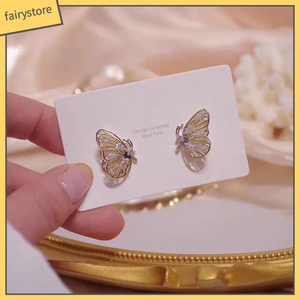 Bông Tai Hình Bướm Đơn Giản Thời Trang Dành Cho Nữ