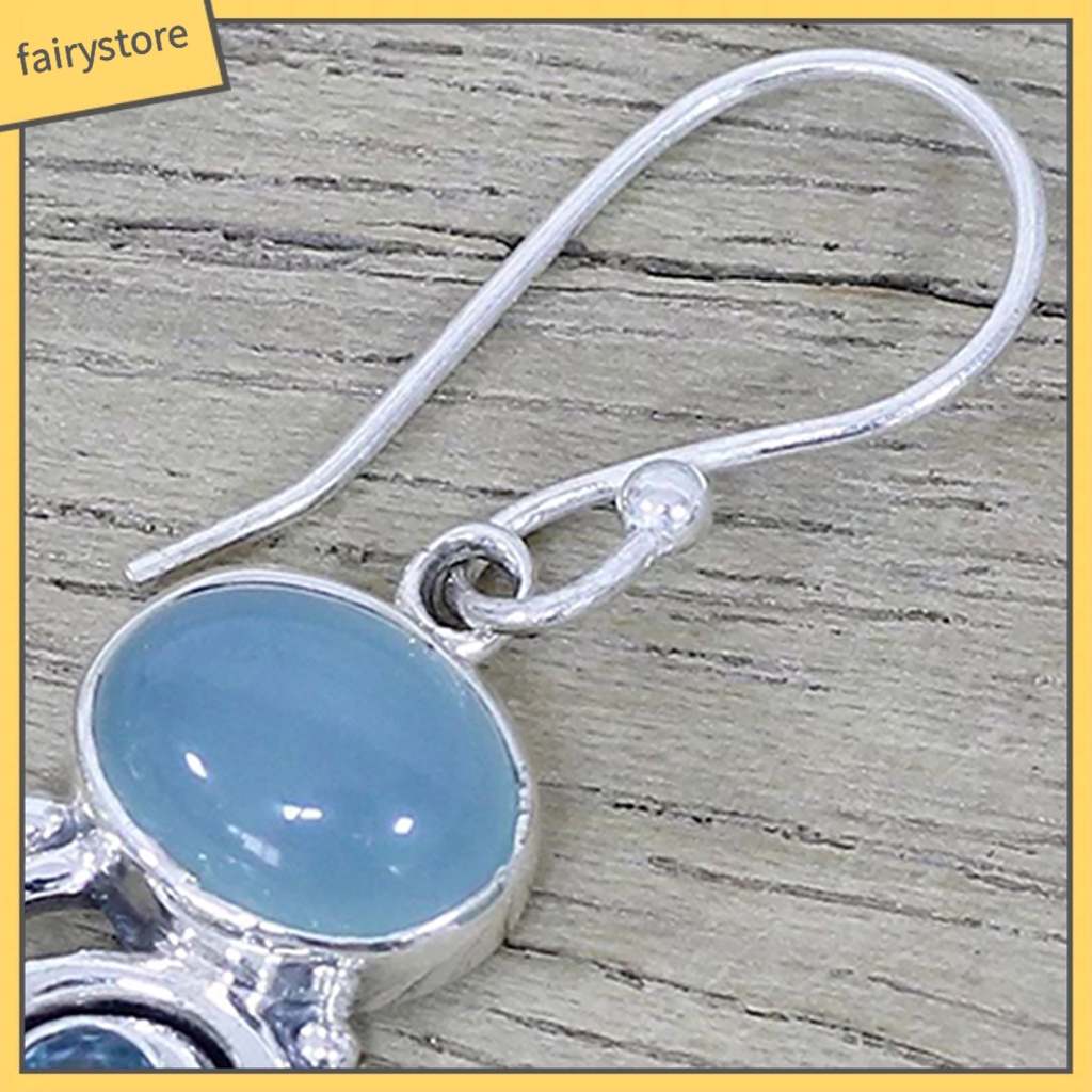 1 Cặp Bông Tai Dạng Móc Trang Trí Cổ Điển Thanh Lịch Cho Nữ