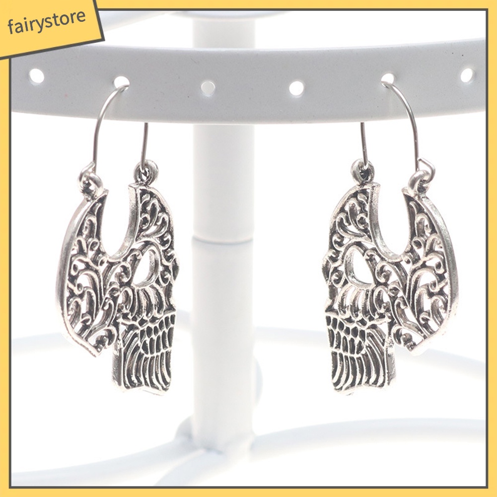 Bông Tai Hình Đầu Lâu Rỗng Thời Trang Halloween