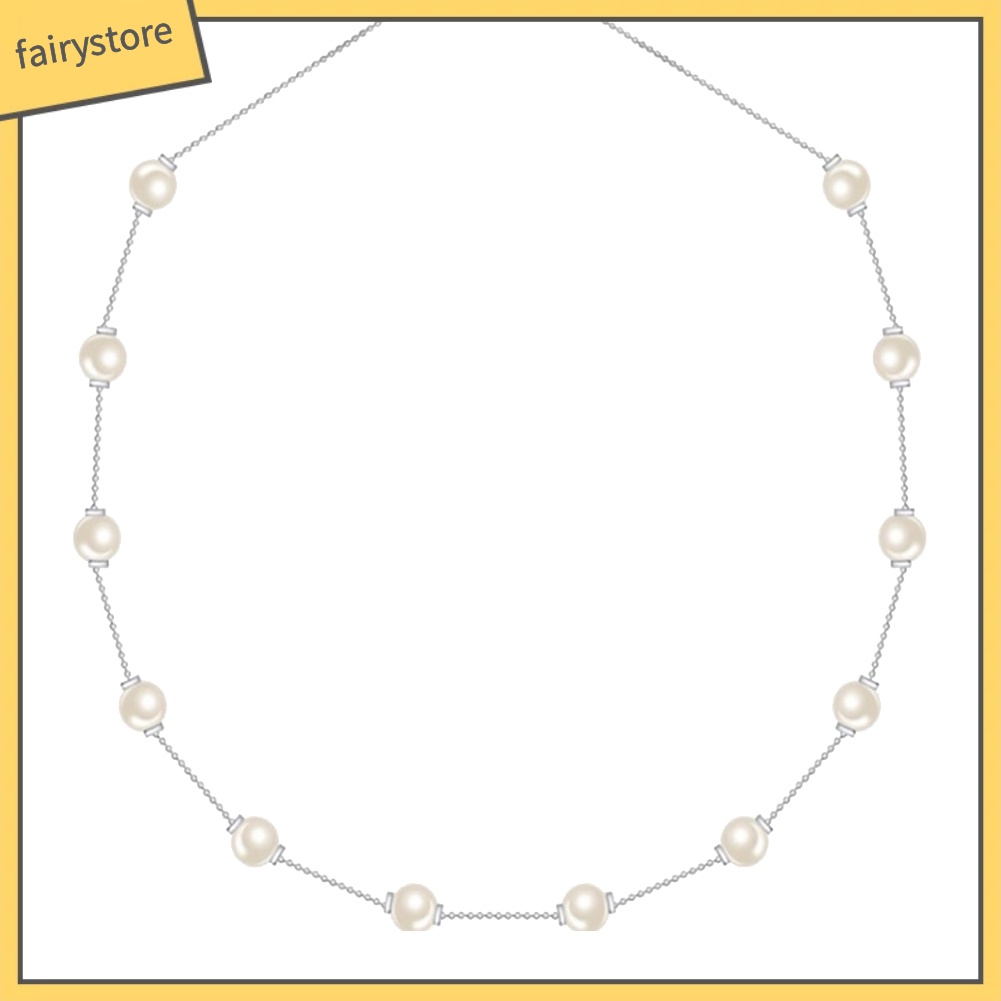 Vòng Cổ Choker Phối Hạt Ngọc Trai Giả Thời Trang Xinh Xắn Cho Nữ