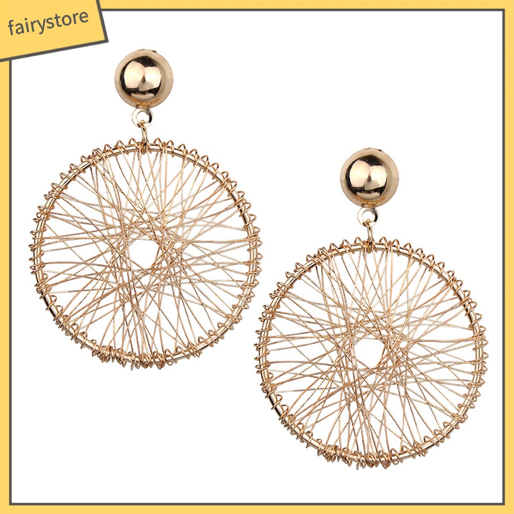 Bông Tai Hình Tròn Thời Trang Dành Cho Nữ