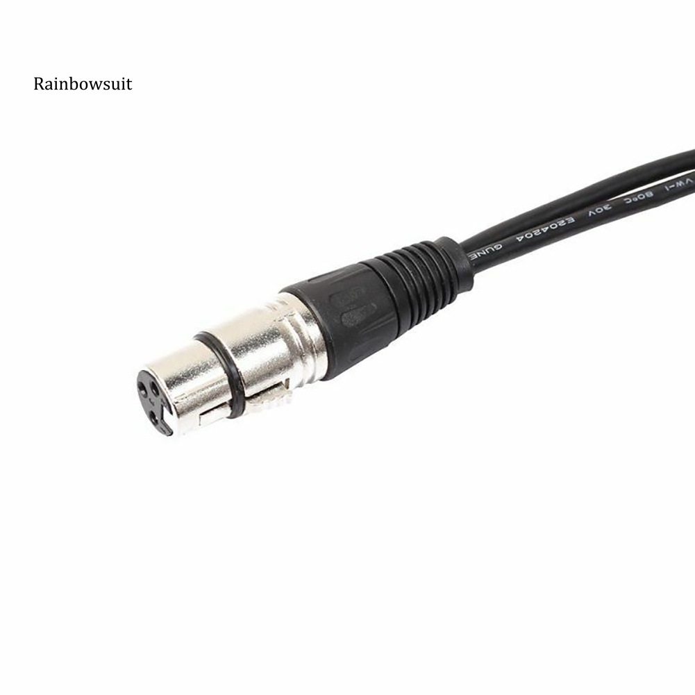 Cáp Chia Chữ Y Doojiey 0.3 / 0.5 / 1m 3Pin XLR Female Sang 2XLR Male