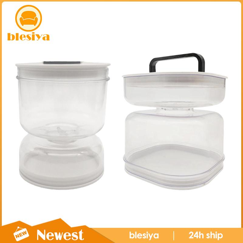 Hũ Thủy Tinh Trong Suốt Có Nắp Lật Dùng Đựng Gia Vị / Trái Cây / Tỏi / Nấm