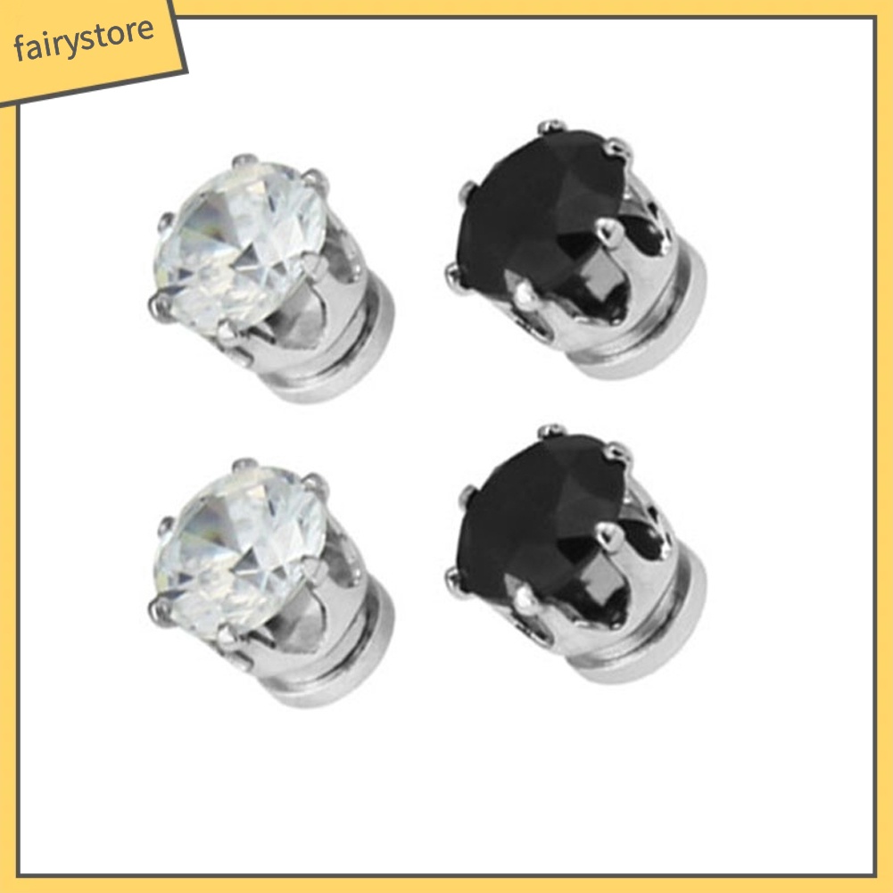 1 Đôi Bông Tai Kẹp Không Xỏ Lỗ Dành Cho Nam Và Nữ