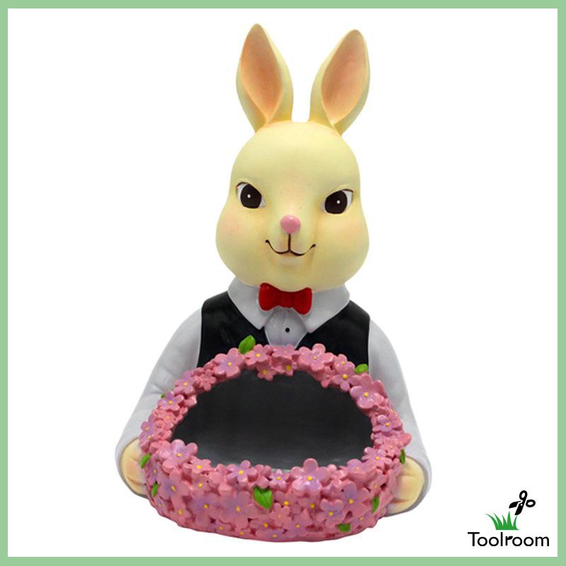 Khay Đựng Trang Sức Hình Thỏ Bằng Nhựa Resin Hiện Đại Cho Phòng Khách / Văn Phòng