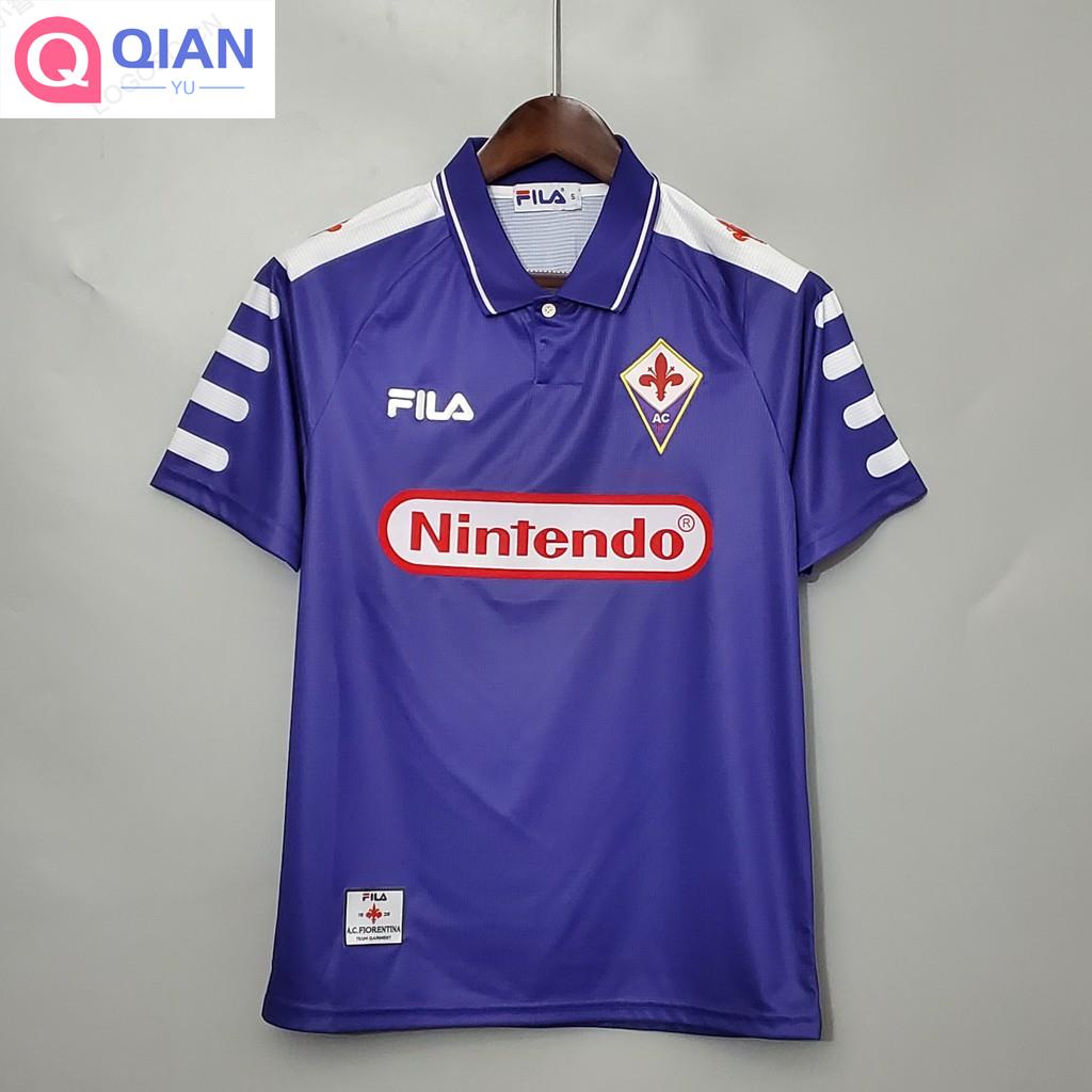 Áo Bóng Đá Đội Tuyển Fiorentina 98-99 Phong Cách Retro