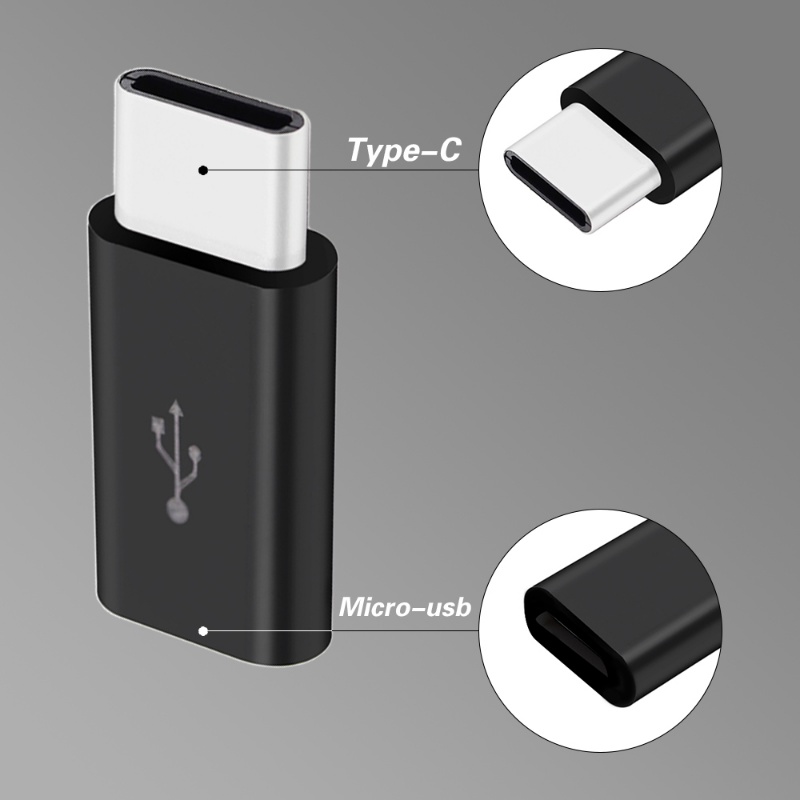 Đầu Chuyển Đổi Dữ Liệu Micro USB Sang Type-C Tiện Dụng Cho Hầu Hết Các Thiết Bị Di Động