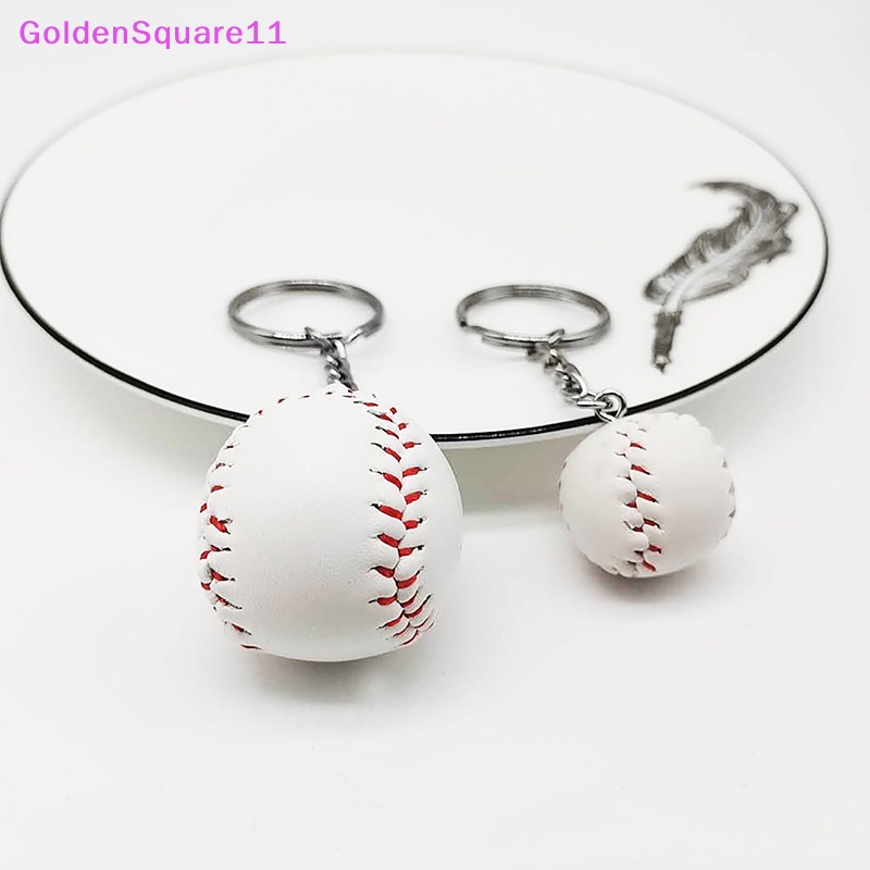 Móc Khóa Kim Loại Hình Quả Bóng Chày Cá Tính