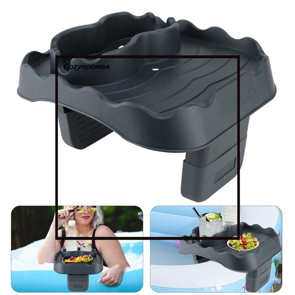 Giá Đỡ Cốc Bơm Hơi Có Lỗ Thoát Nước Tùy Chỉnh Tiện Dụng Cho Hồ Bơ