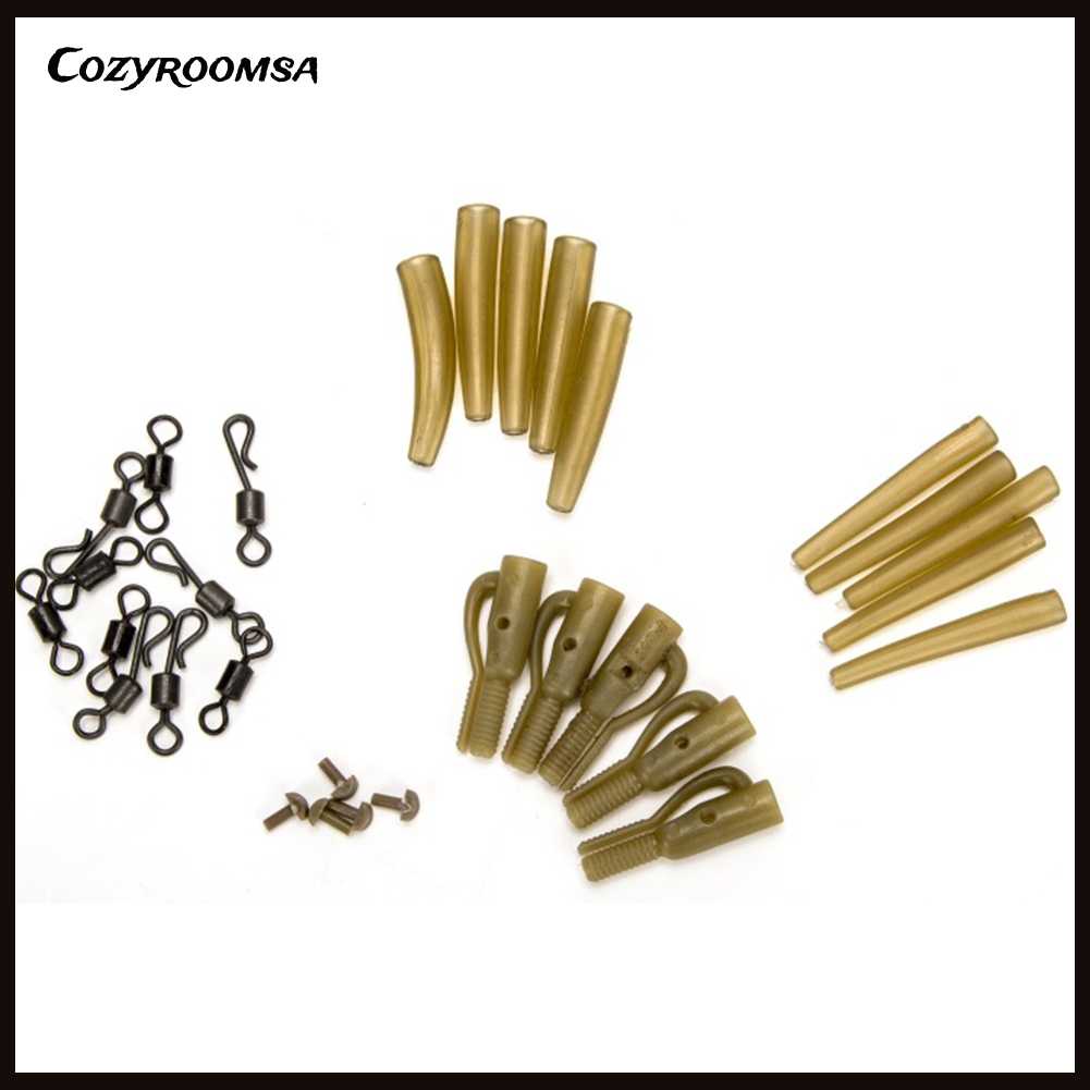 Set 30 Ống Cao Su Mềm Có Khớp Khuyên Cho Câu Cá