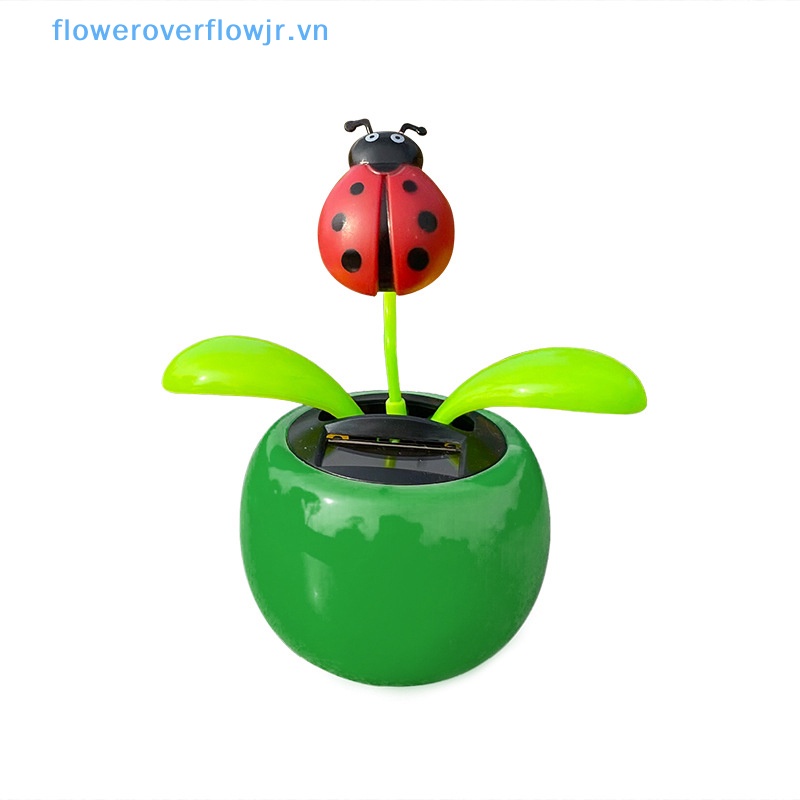 Chậu Hoa Trang Trí Nội Thất Xe Hơi Sử Dụng Năng Lượng Mặt Trời Hình Quả Táo