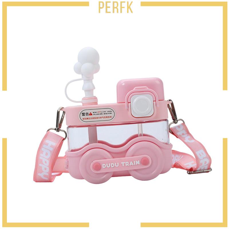 Bình Nước Di Động Dễ Thương Có Dây Đeo Vai Tùy Chỉnh Cho Bé