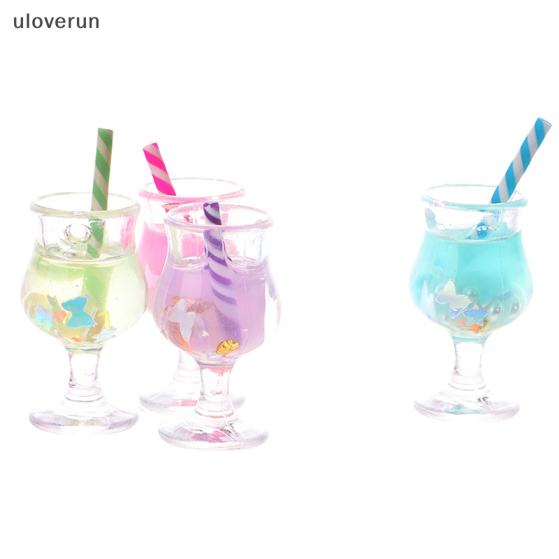 Set 2 Ly Uống Nước Mini Màu Dạ Quang Dành Cho Nhà Búp Bê