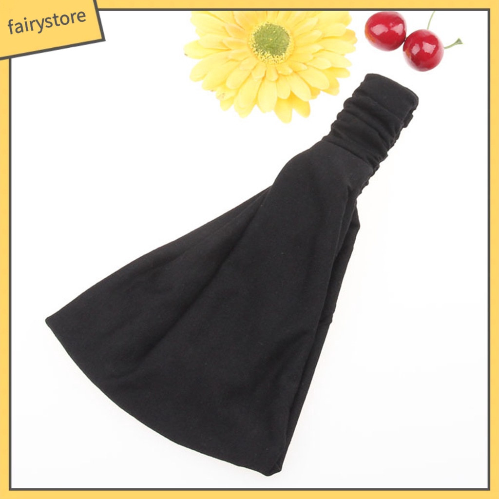 Băng Đô Cotton Pha Xoắn Bản Rộng Màu Sắc Ngọt Ngào