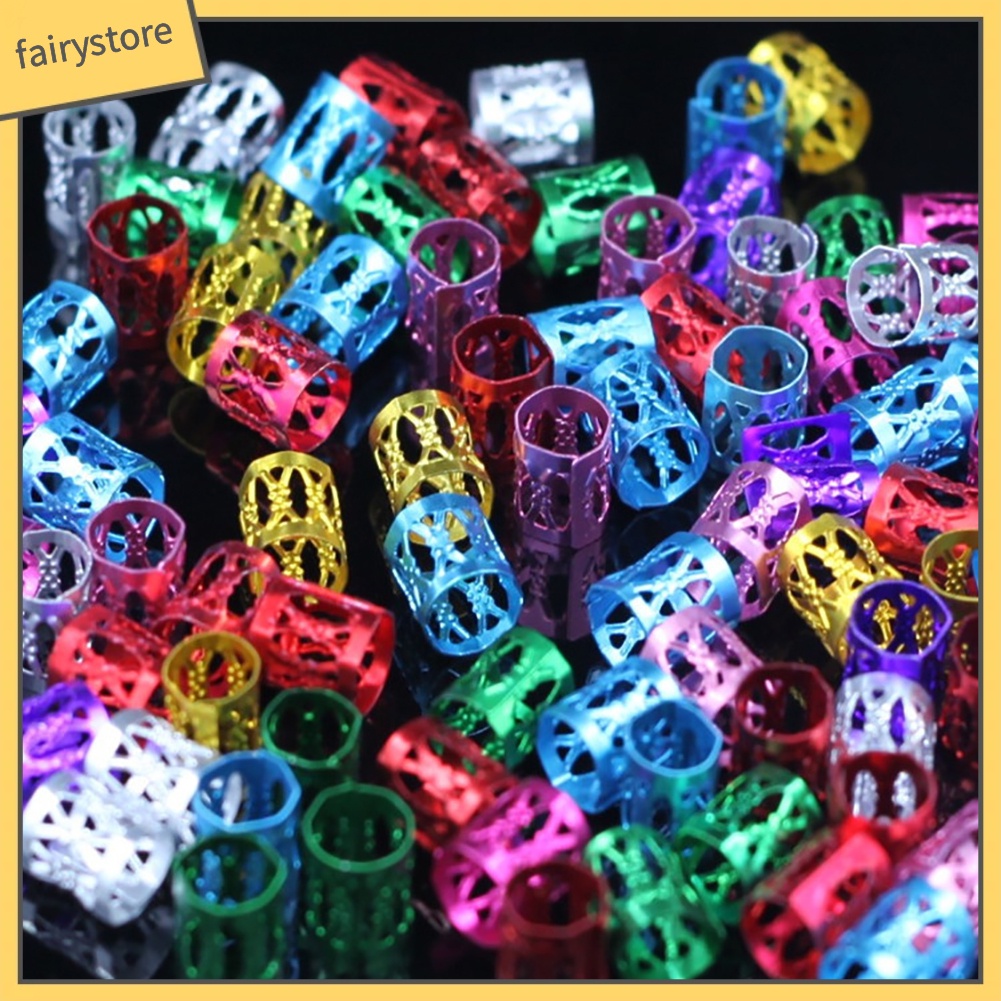 Set 100 Kẹp Tóc Bện Bằng Nhôm Màu Trơn Thời Trang Dành Cho Nữ