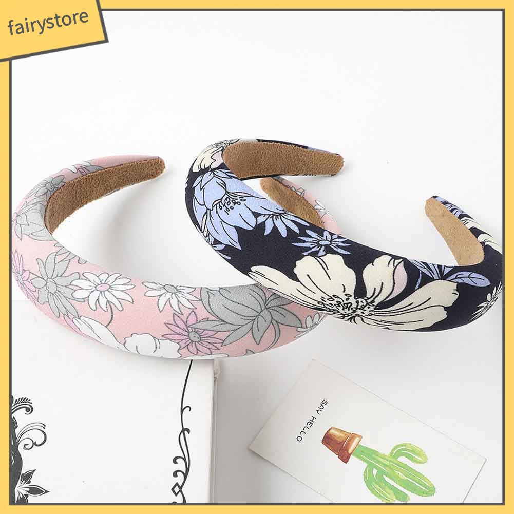 Băng Đô Cài Tóc Có Mút Xốp In Họa Tiết Da Báo Cho Nữ