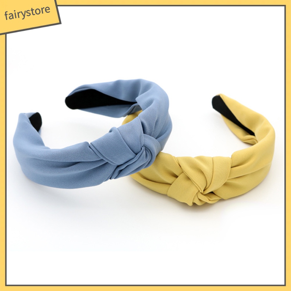 Băng Đô Thắt Nút Chéo Thời Trang Cho Nữ