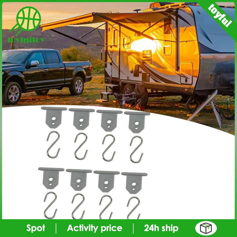 [Toyfulcabin] Giá Đỡ Đèn Kênh Awning Dạng Trượt Du Lịch