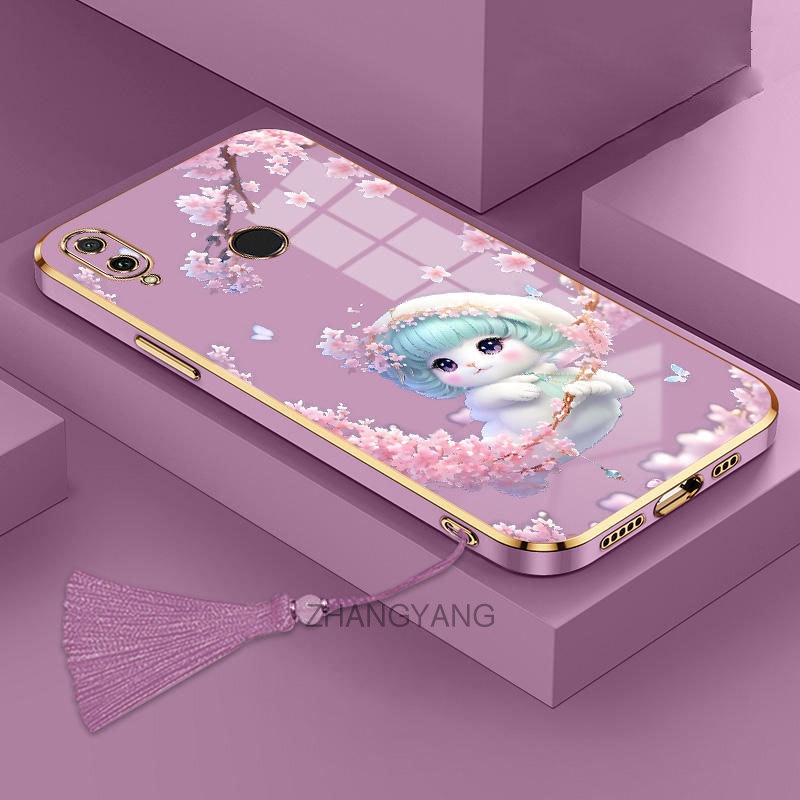 Ốp ĐiệN ThoạI KiểU Hoa Dễ Thương Cho Huawei y7 2019 y7 prime 2019 y7 pro 2019 y9 2019