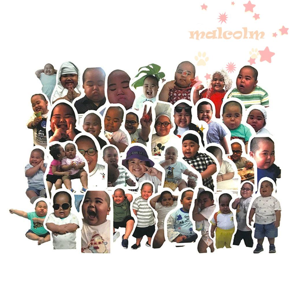 Bộ 40 Sticker Dán Trang Trí Điện Thoại / Nhật Ký / Máy Tính Họa Tiết Tatan Dễ Thương Chống Thấm Nước DIY