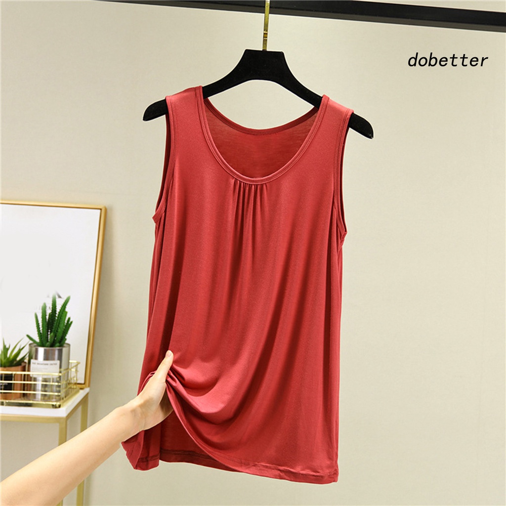 Áo Thun Tanktop Cổ Tròn Không Tay Thoáng Khí Màu Sắc Đơn Giản Dành Cho Nữ