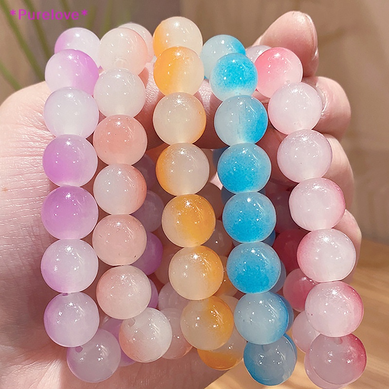 Purelove > Vòng Tay Chuỗi Hạt Màu Gradient Mềm Mại Và Đổi Màu Theo Yêu Cầu Cho Nữ Mới