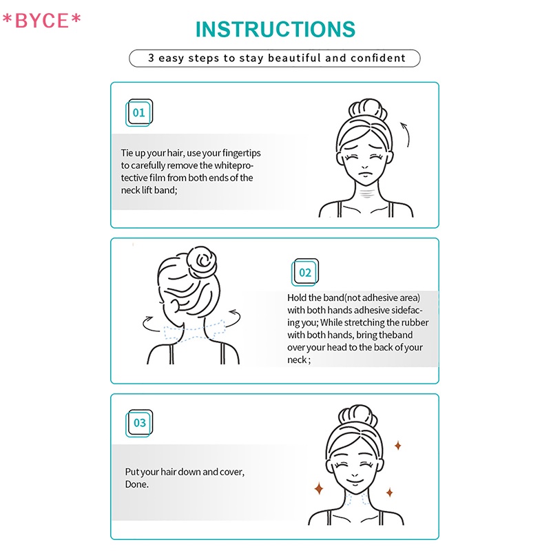 Set 20 Miếng Dán Nâng Cổ Vô Hình Giúp Loại Bỏ Nếp Nhăn Mới