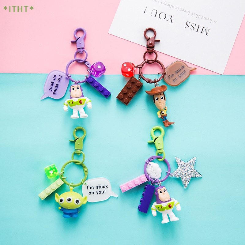 1 Móc Khóa Hình Nhân Vật Toy Story Dễ Thương Mới
