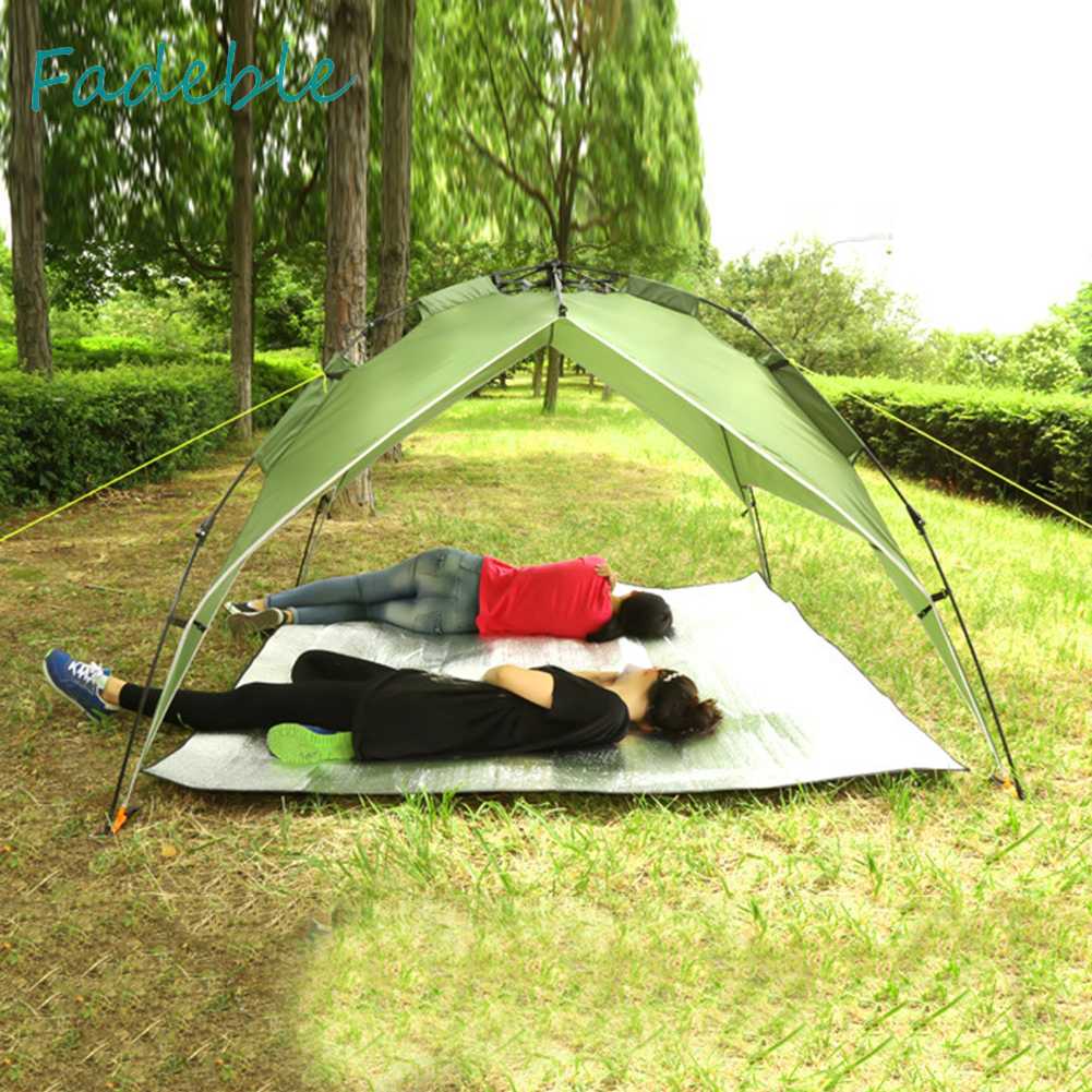 Thảm Cắm Trại Bằng Lá Nhôm Có Thể Gấp Gọn Tiện Dụng