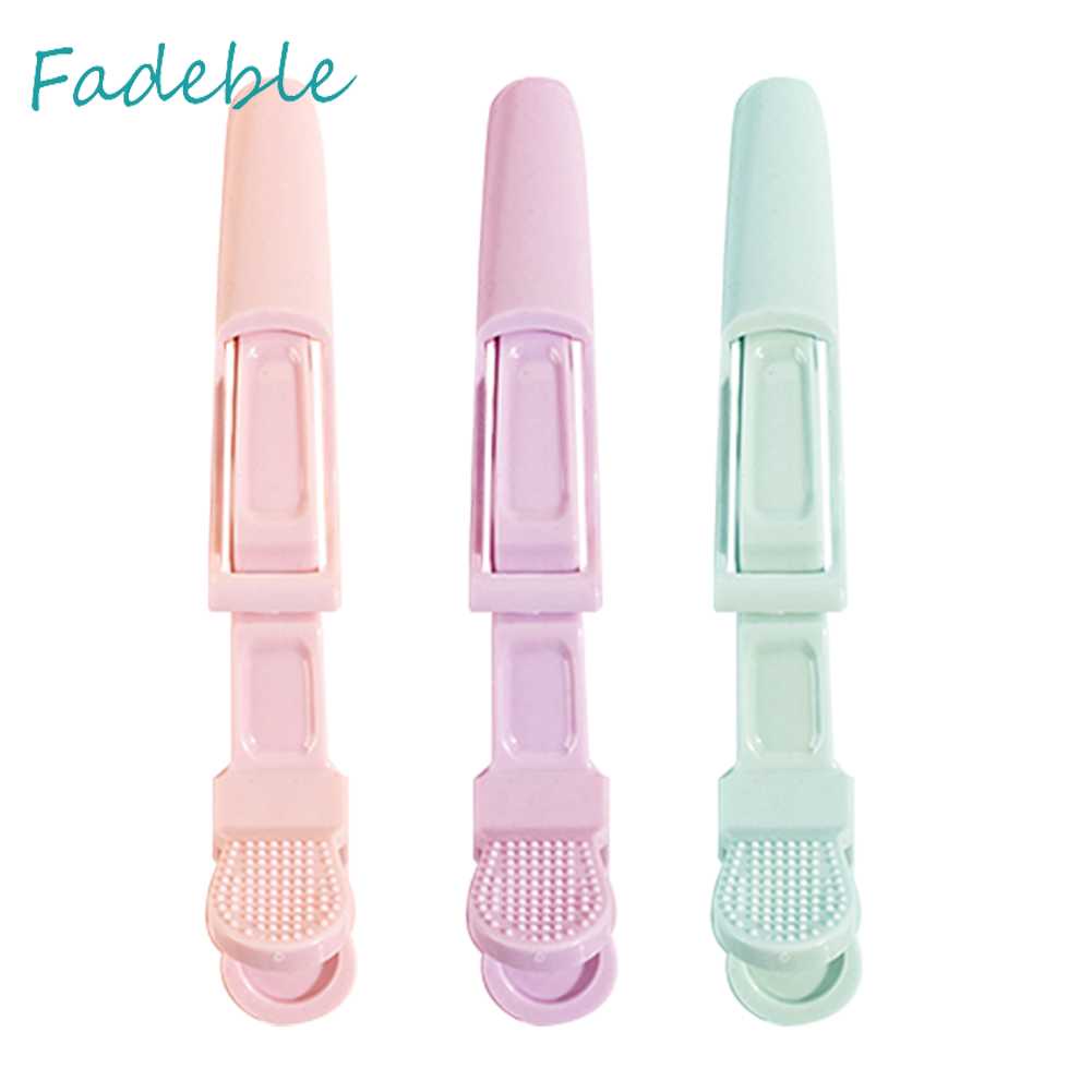 Kẹp Tóc Cá Sấu Bằng Nhựa Bền Thiết Kế Lò Xo Đôi Tạo Kiểu Tóc