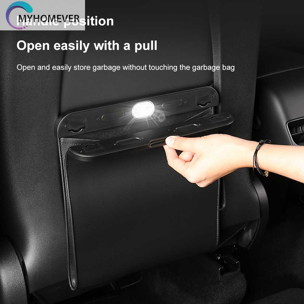 Túi Đựng Rác Có Nam Châm Hút Gắn Đèn LED Cho Xe Hơi Tesla Model 3 / Y