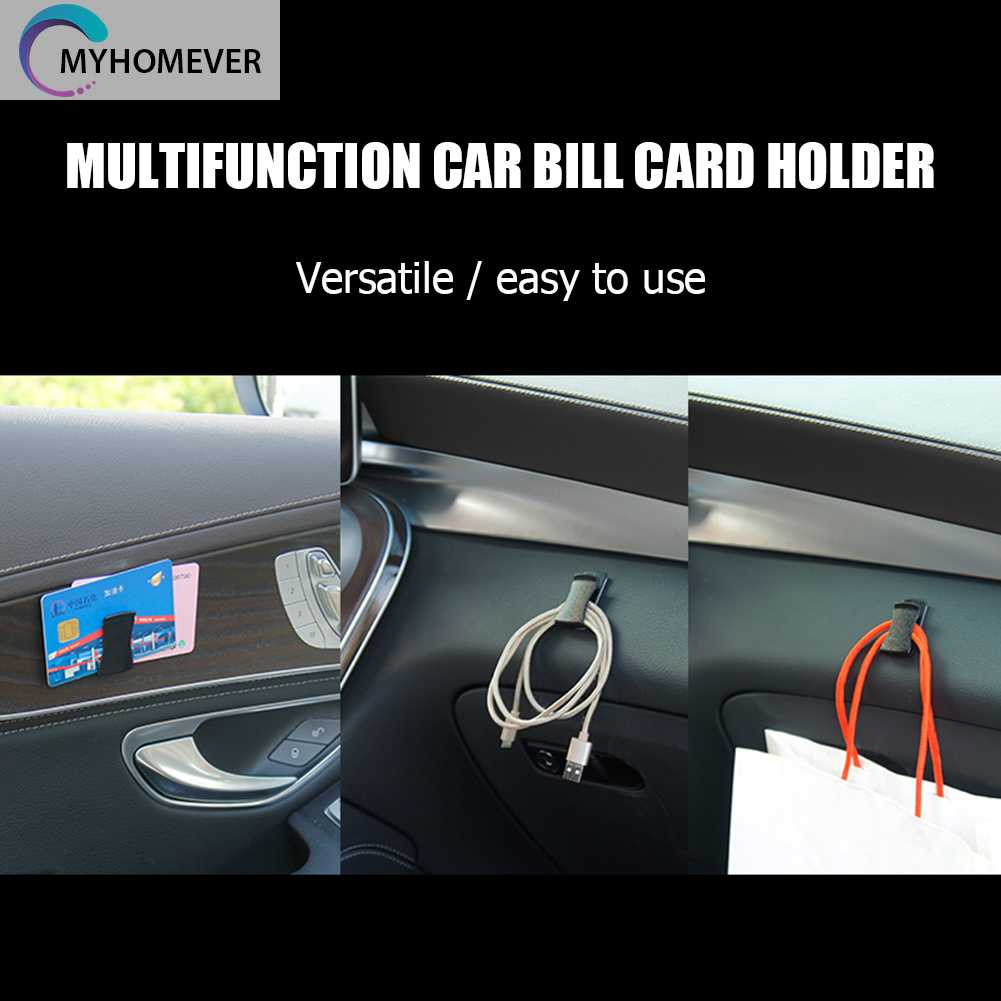 Bộ 2 Kẹp Giữ Thẻ / Mắt Kính Gắn Trên Xe Hơi