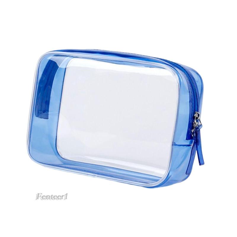 Túi Đựng Mỹ Phẩm Fenteer1 Màu Trong Suốt Tiện Dụng Cho Nữ