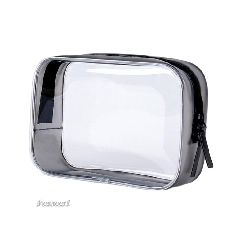 Túi Đựng Mỹ Phẩm Fenteer1 Màu Trong Suốt Tiện Dụng Cho Nữ