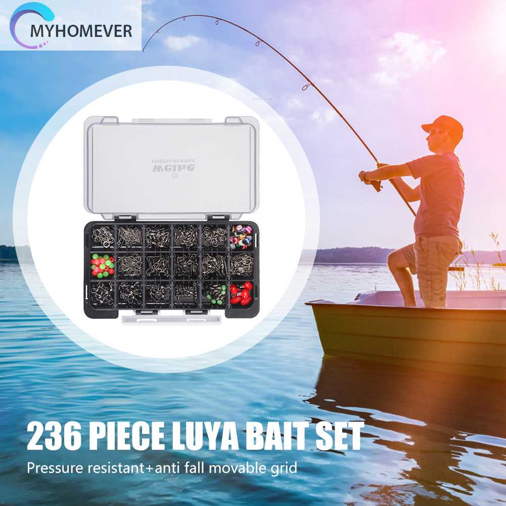 Set 236 Phụ Kiện Câu Cá Chuyên Dụng