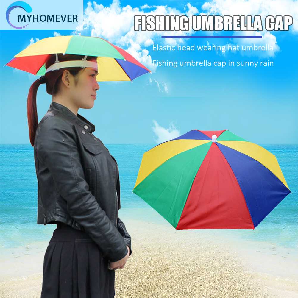 Mũ Dù Chống Nắng Gấp Gọn Điều Chỉnh Được Cho Hoạt Động Ngoài Trời