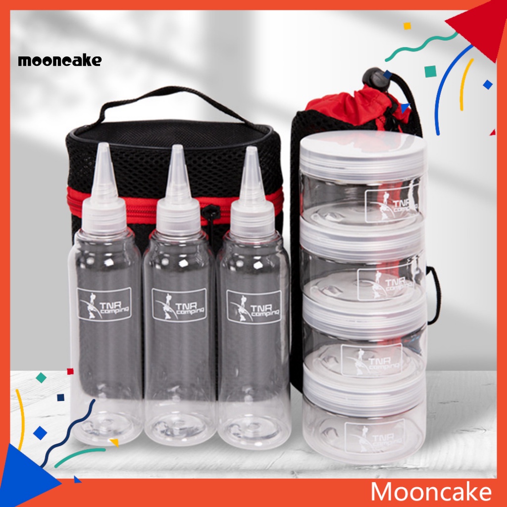 1 Bộ Hũ Đựng Gia Vị Nhiều Kiểu Không BPA Cho Cắm Trại Ngoài Trời