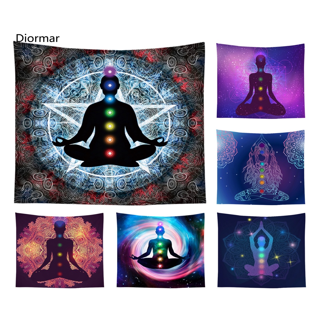 Thảm Tập Yoga Seven Chakra Màu Sắc Nhã Nhặn Thoải Mái
