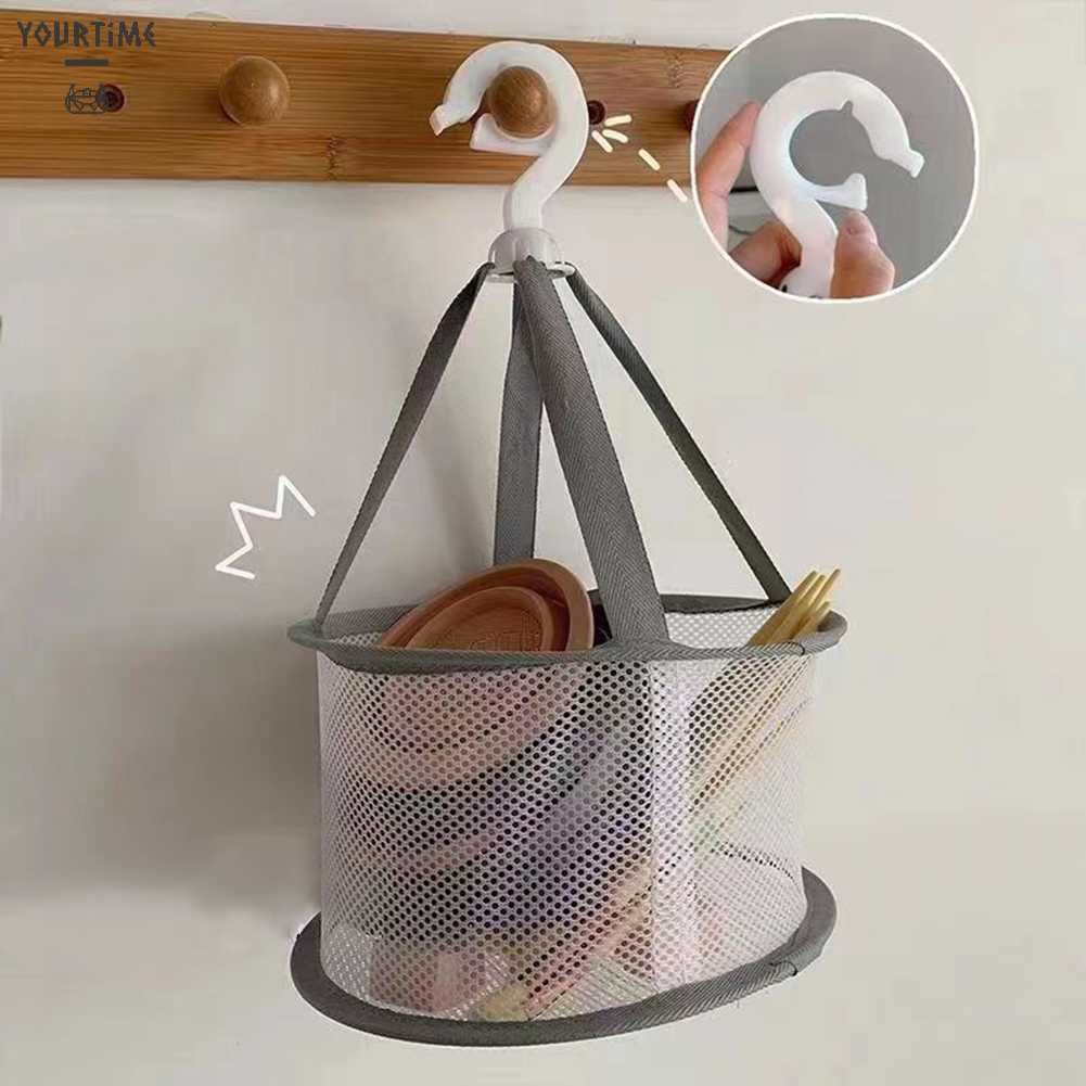 Túi Lưới Phơi Khô Cọ Trang Điểm Hình Trứng Gấp Gọn Được