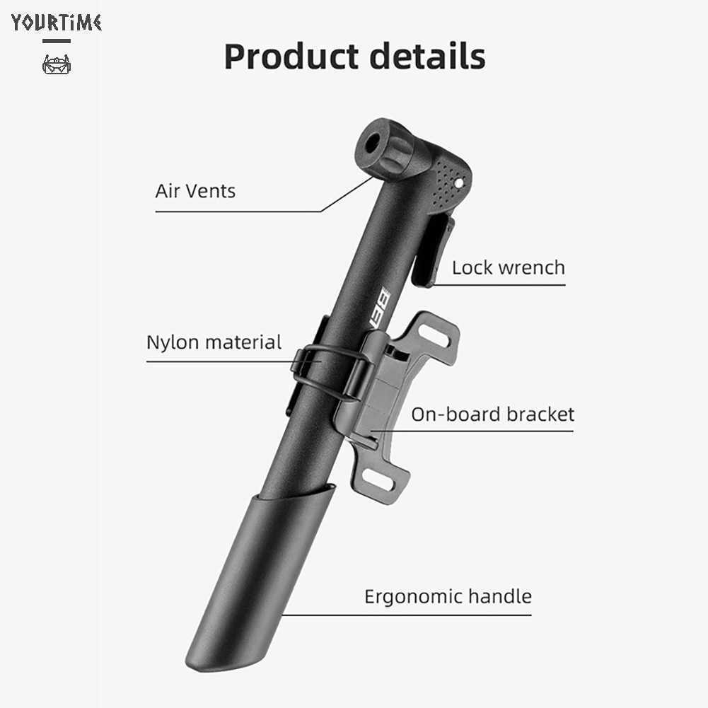 Ống Bơm Xe Đạp Kèm Giá Đỡ Tiện Dụng Chất Lượng Cao