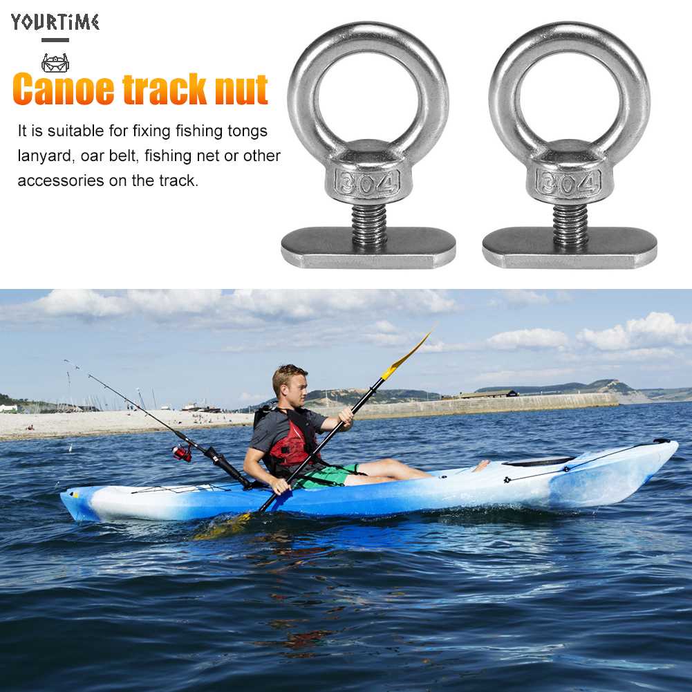 Set 2 Ốc Vít Phụ Kiện Cho Thuyền Kayak Bằng Thép Không Gỉ