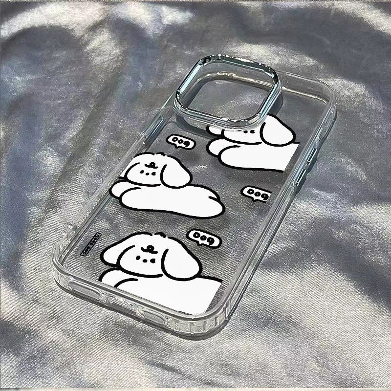 ✅Ốp Điện Thoại Mềm Chống Sốc Hình Cún Dễ Thương Cho Apple Iphone 14Pro 12118 Max YYE6 / 713In